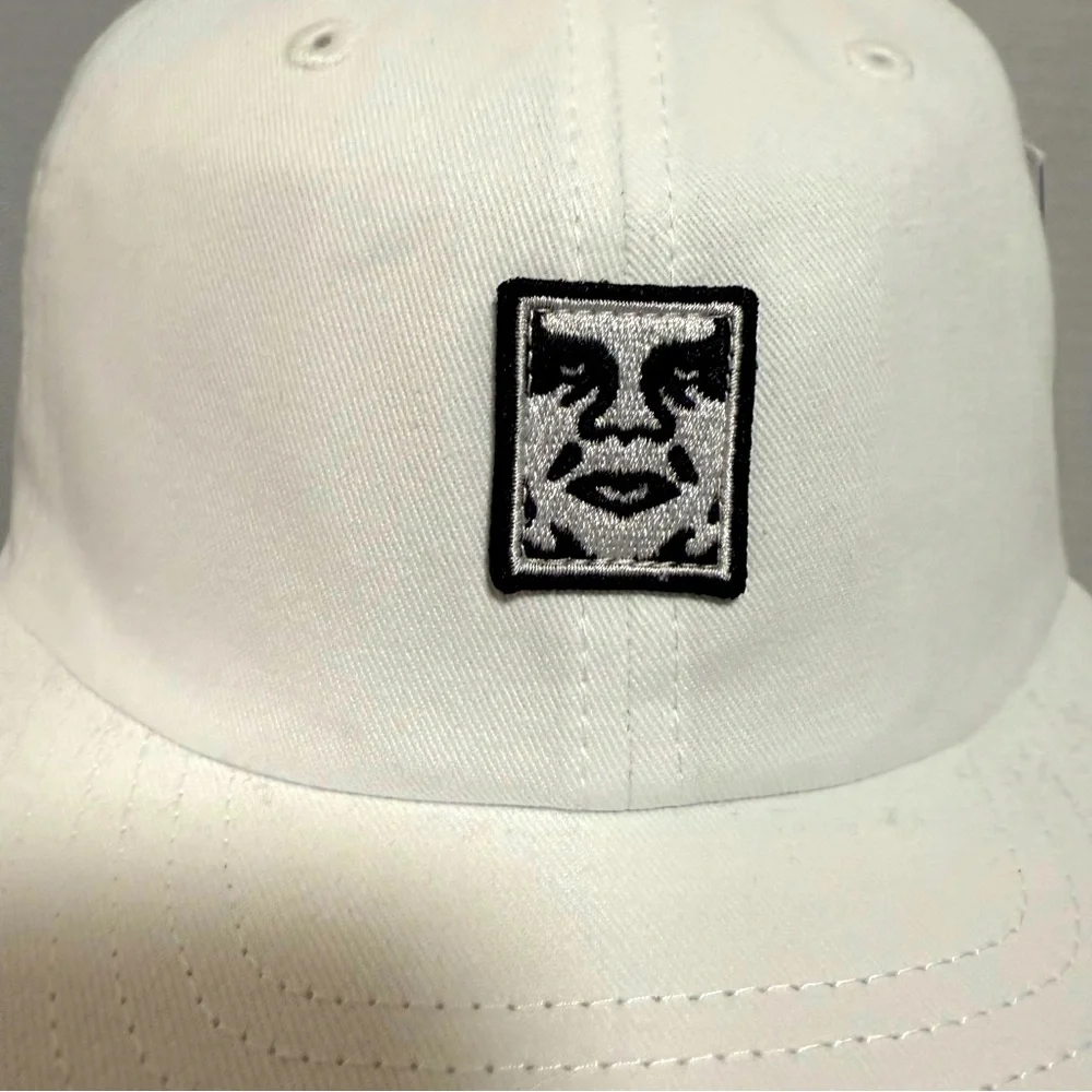 White Obey adjustable hat new - Picture 7 of 9